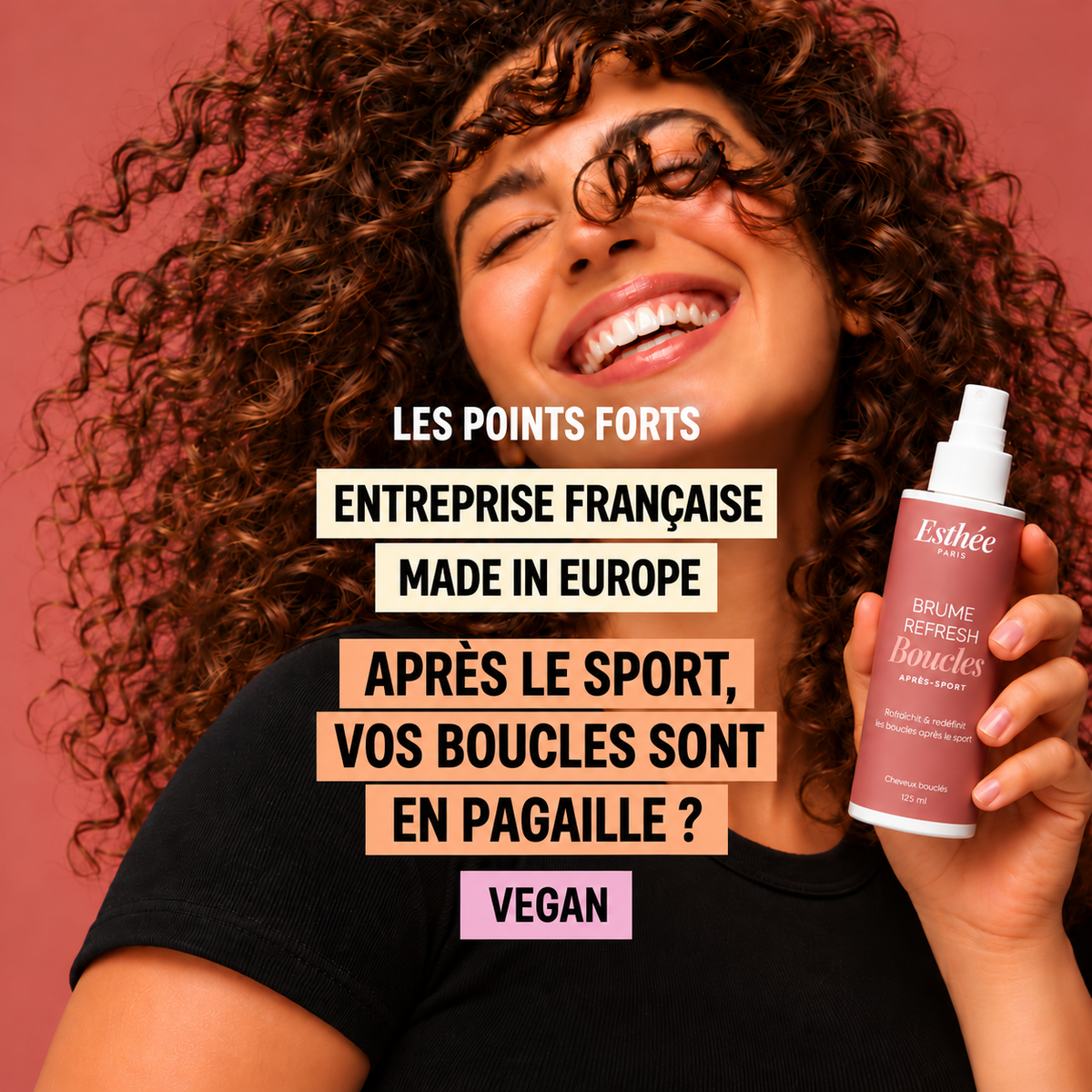 Brum définition boucles après sport
